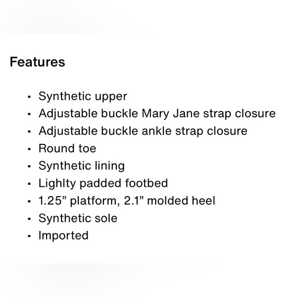 Jessica Simpson Black Patent Leather Ulisha Platform Mary Janes - Picture 9 of 15